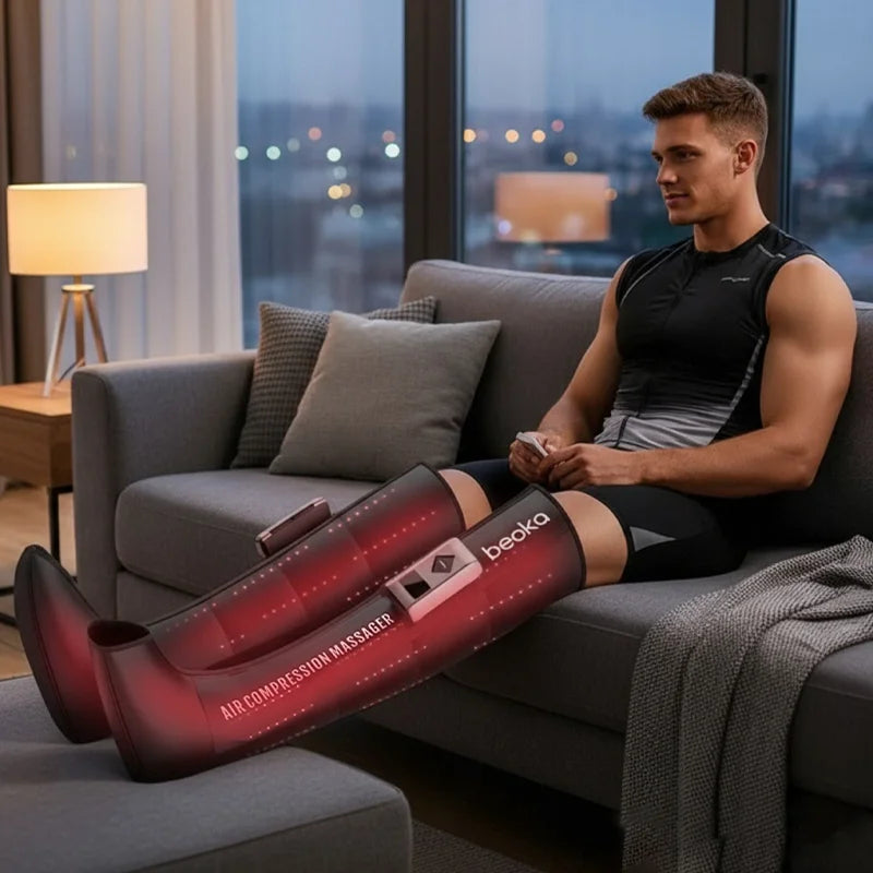Wireless Compression Recovery Boots with Red Light