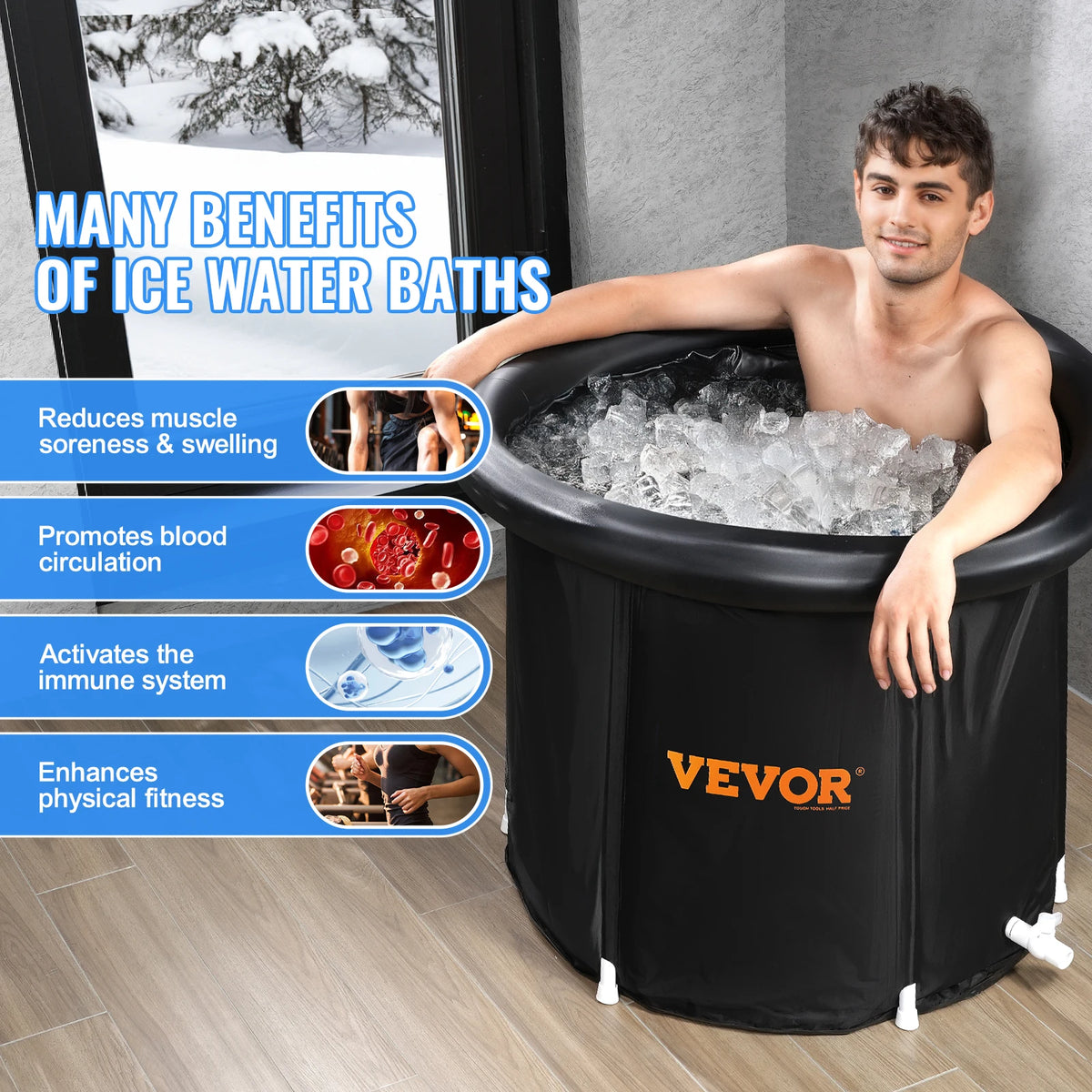 Elevn Reset 330-litre portable ice bath supplier product detail 1