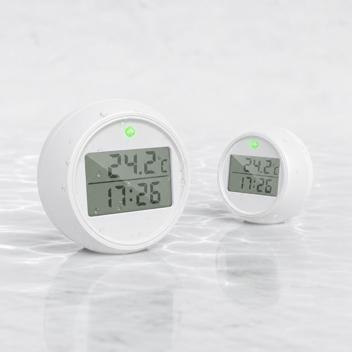 Elevn Measure digital floating ice bath thermometer and timer clean studio view
