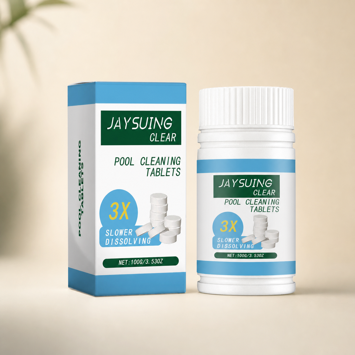 Ice bath water-care tablets clean studio product image