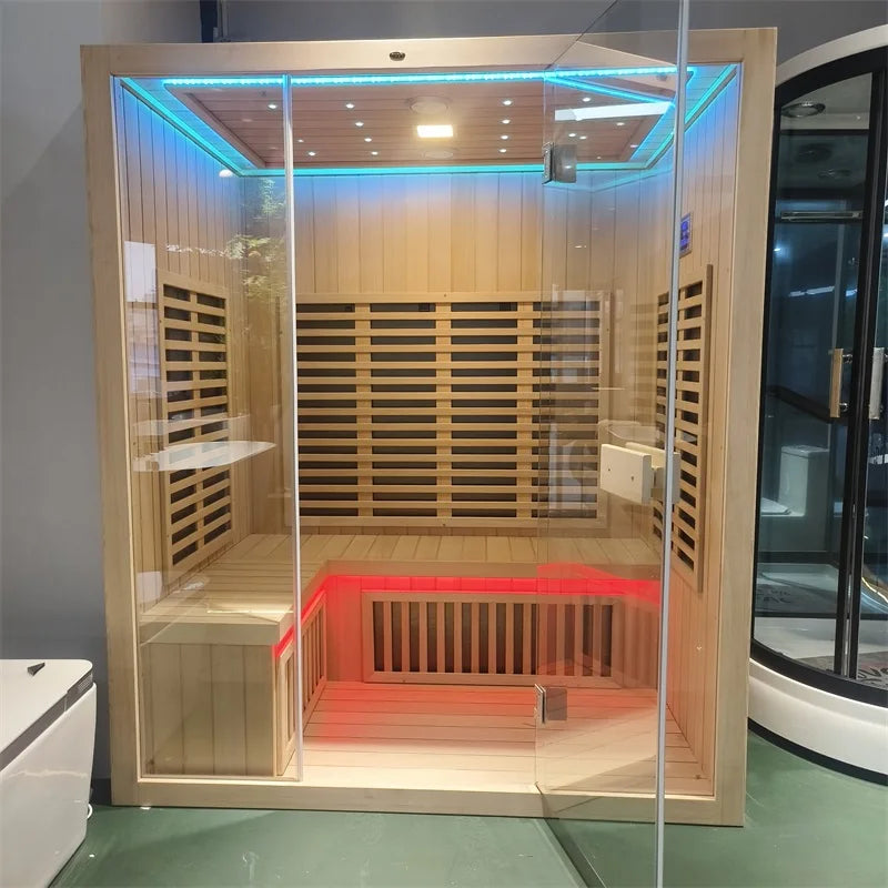 Elevn Sanctuary indoor infrared sauna cabin supplier product detail 3