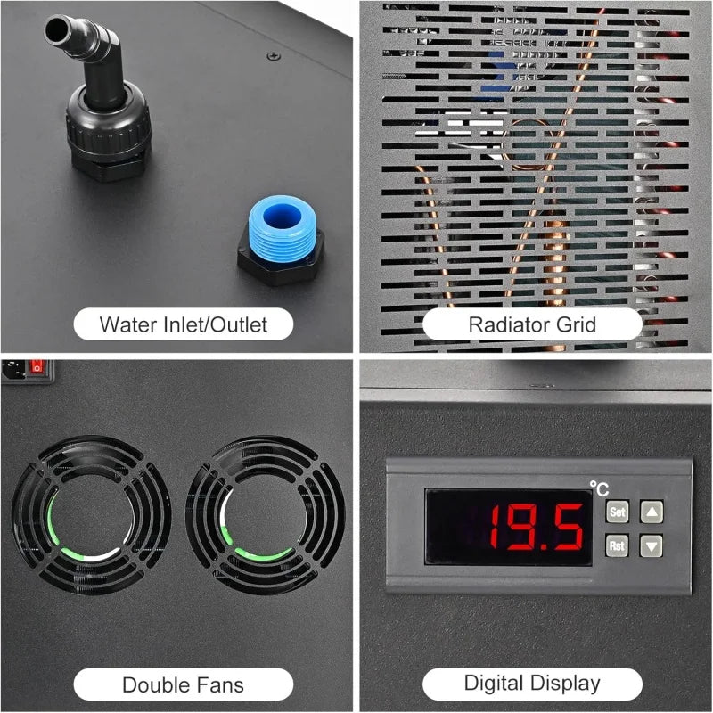 Elevn Chill compact black ice bath water chiller supplier product detail 5