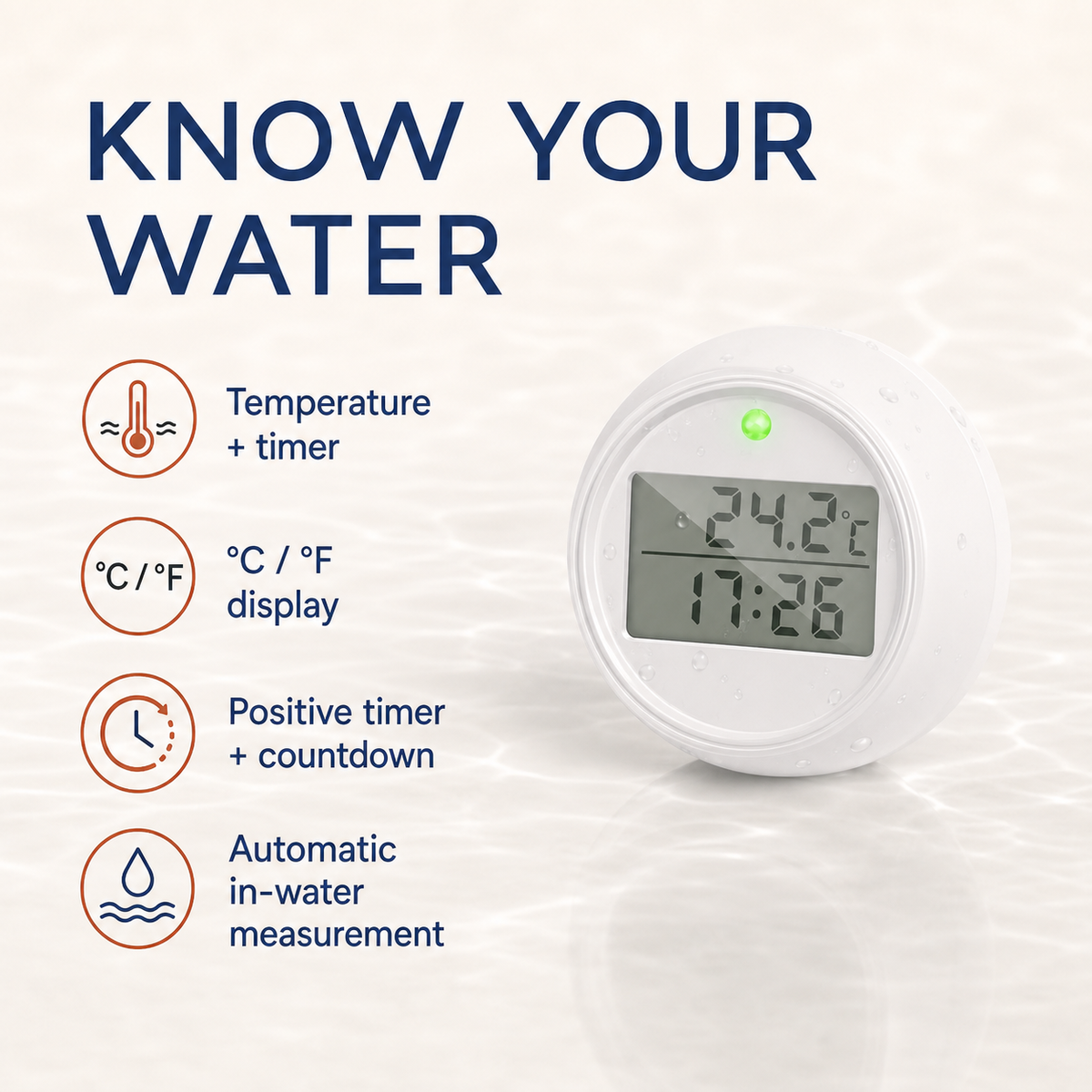 Elevn Measure thermometer and timer key benefits
