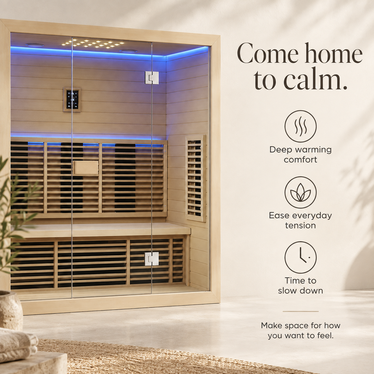 Residence warming comfort and relaxation benefits